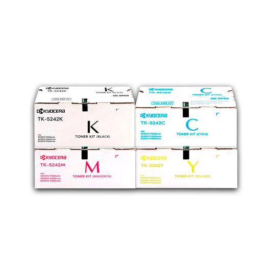 Kit de Toner Kyocera TK 5242 Negro y Colores M5526CDW Compatible