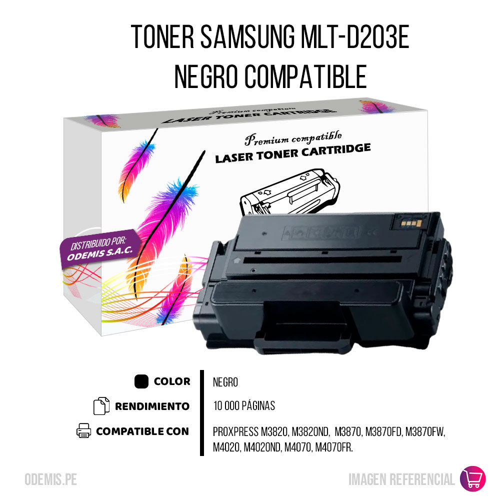 Toner Samsung MLT-D203E Negro 10.000 Pag SL-4020 Compatible