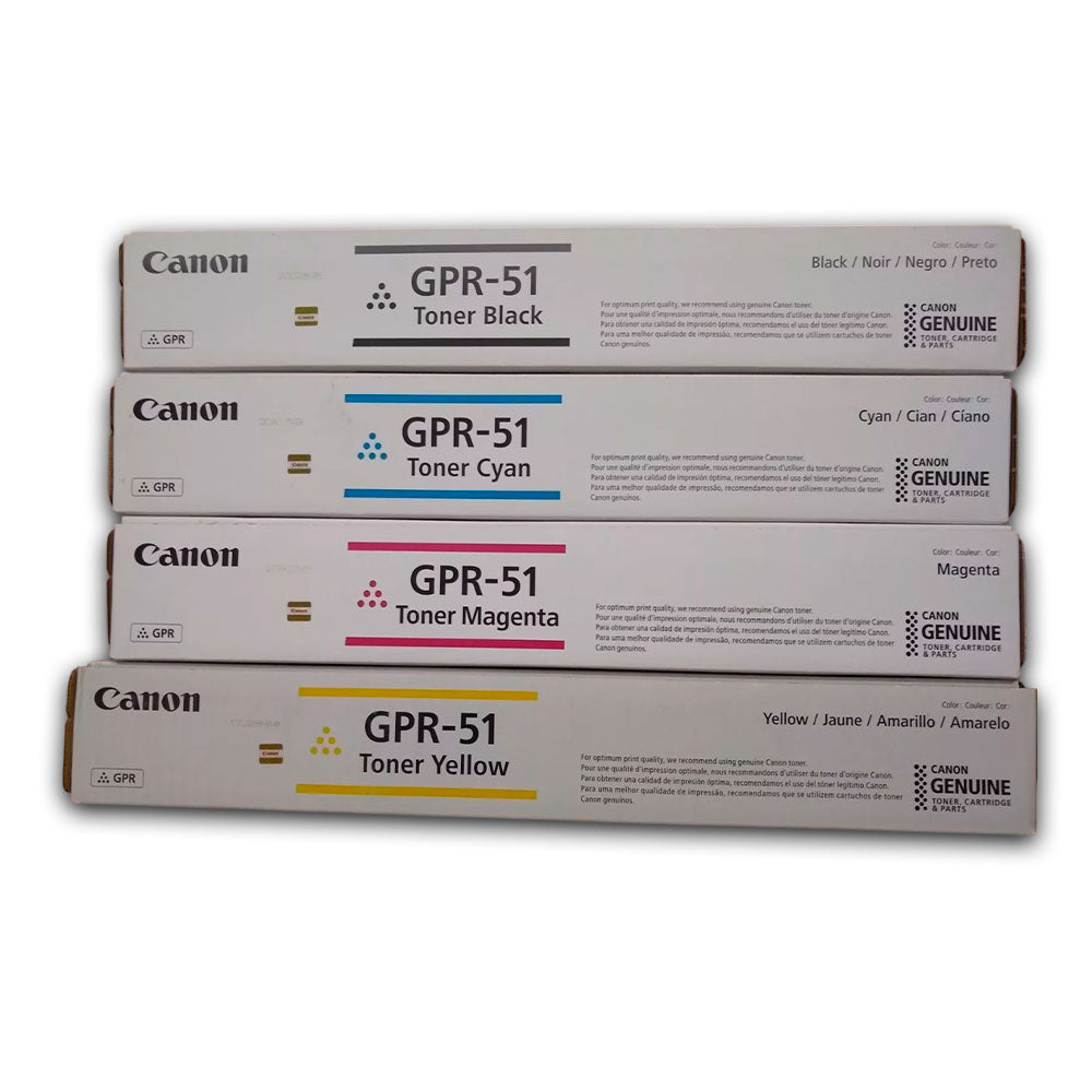 Kit de Toner Canon GPR-51 Negro y color C250iF, C350iF Original