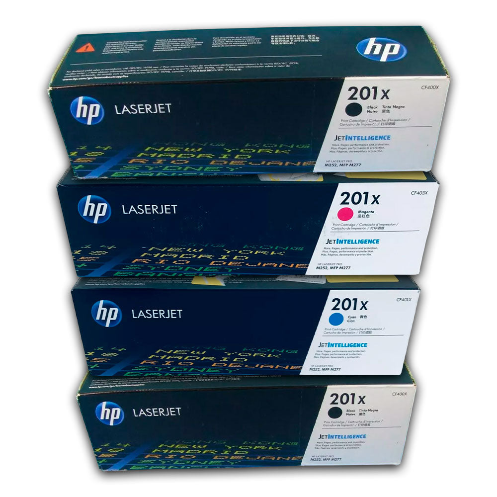 Kit de toner HP 201X CYMK M252n, M274n, M252dw Original