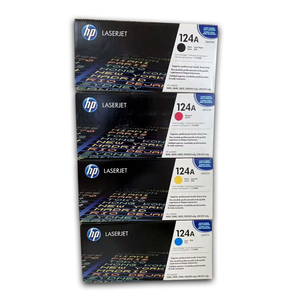 Kit de toner HP 124A CYMK 2605dn, CM1017, 1600 Original