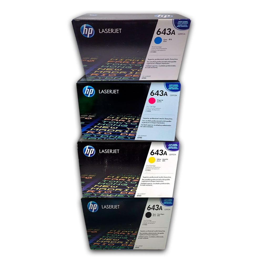 Kit de toner HP 643A CYMK 4700dn, 4700dtn Original