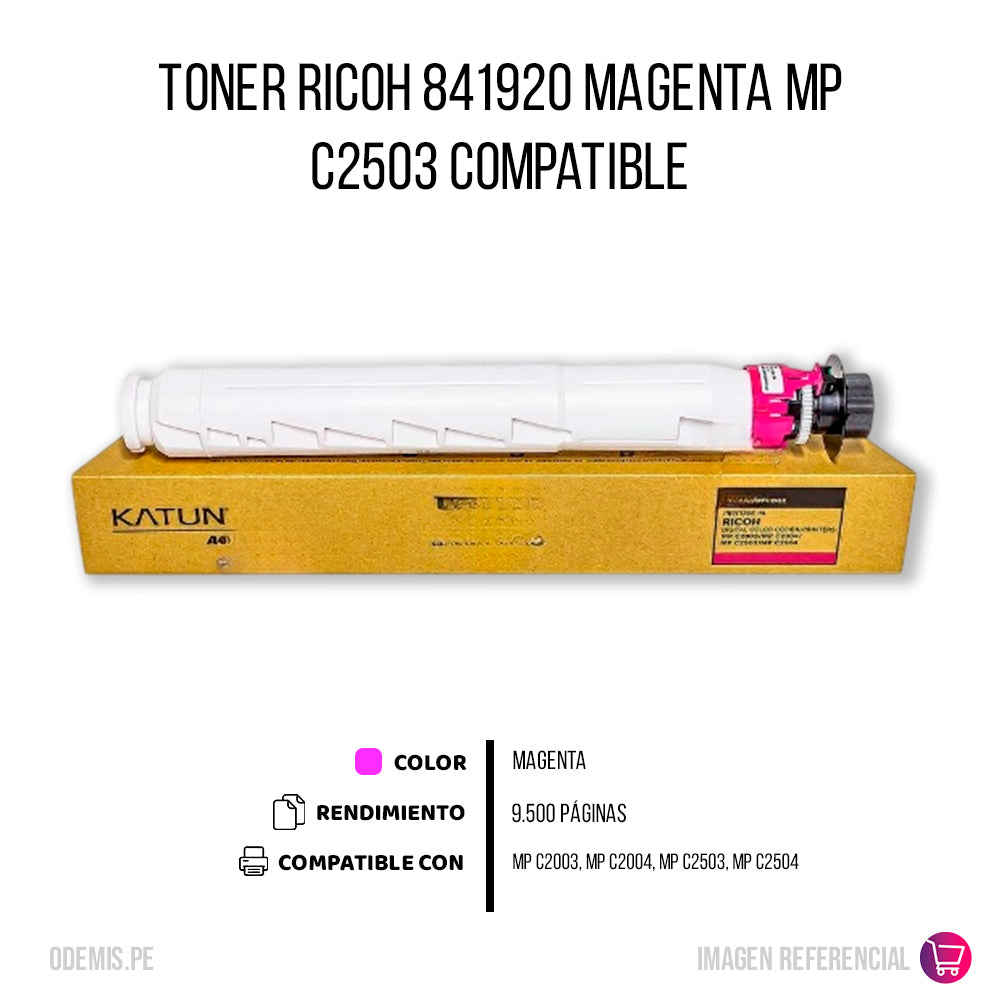 Toner Ricoh 841920 Magenta 202g C2003. C2004 Compatible