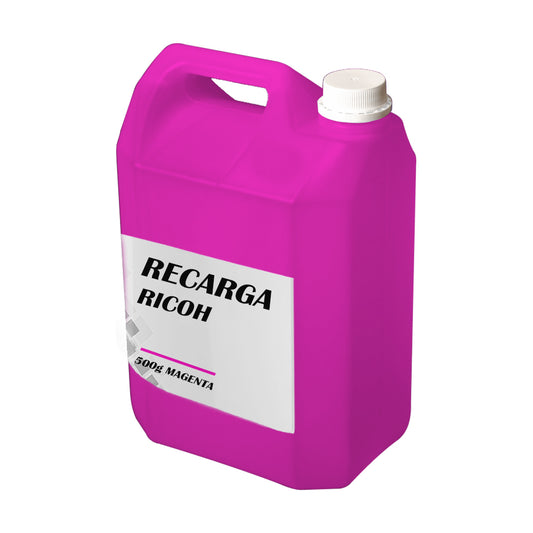 Recarga de Toner Ricoh MP C2550, C2551 Magenta 500g Compatible