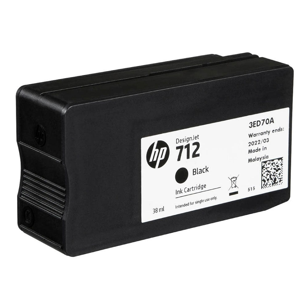 Tinta Hp 712A Negro 3ED70A 80ml T650, T250 Original