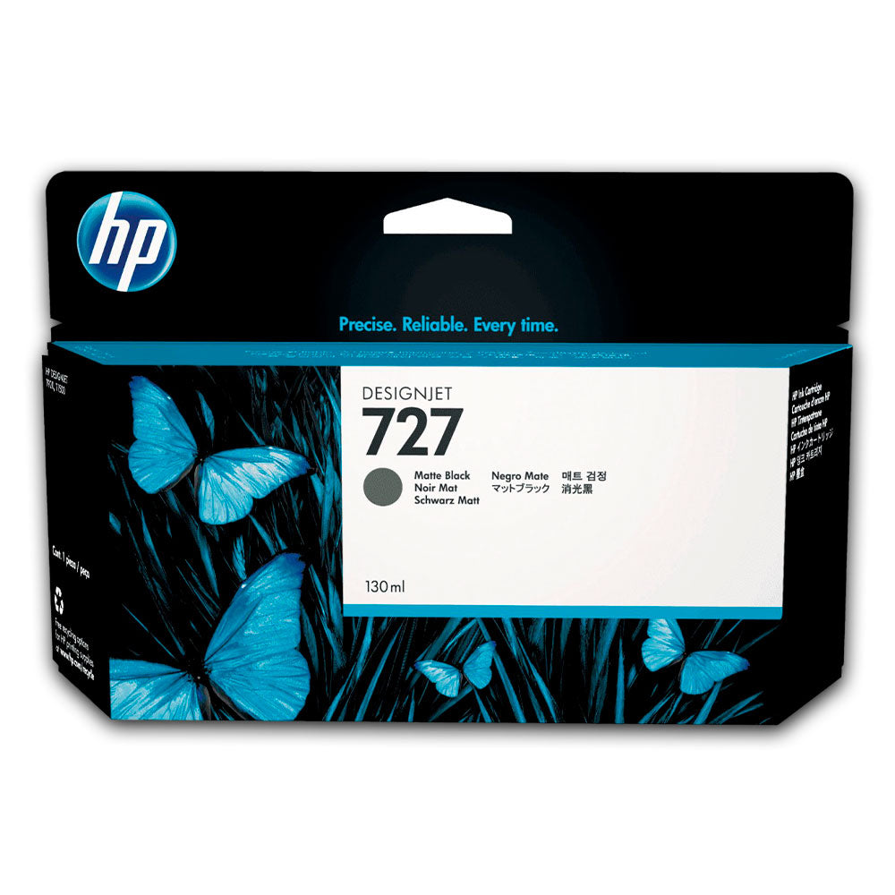 Tinta HP 727A Negro Mate B3P22A 130ml T1500 Original