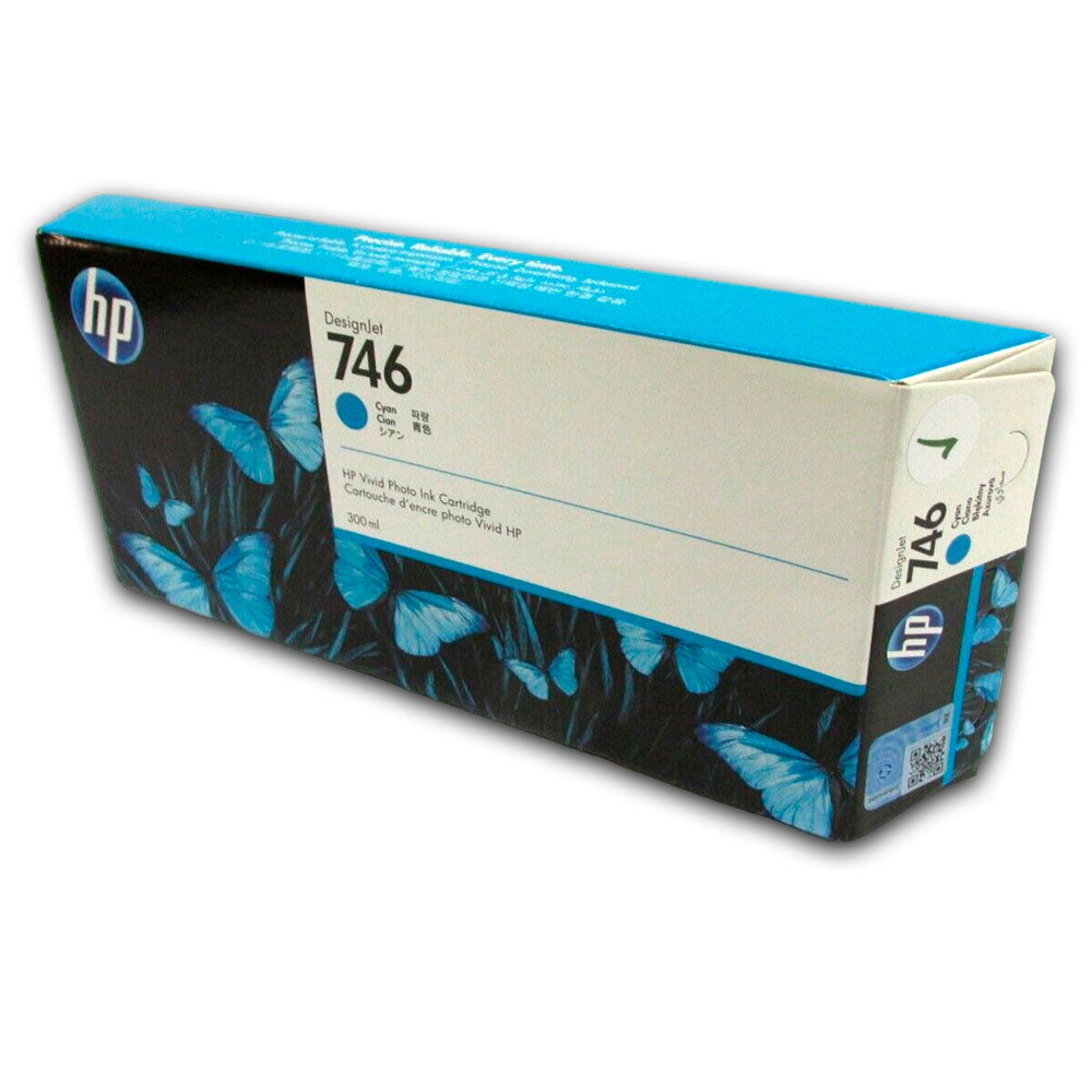 Tinta HP 746 Cyan P2V80A 300ml Z9, Z9DR Original