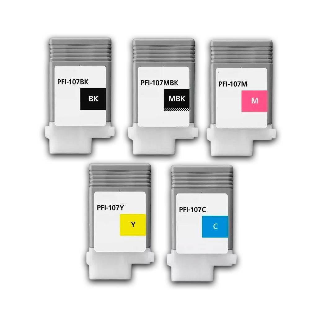Kit de Tinta canon PFI-107 CYMK 130ml IPF770 Original