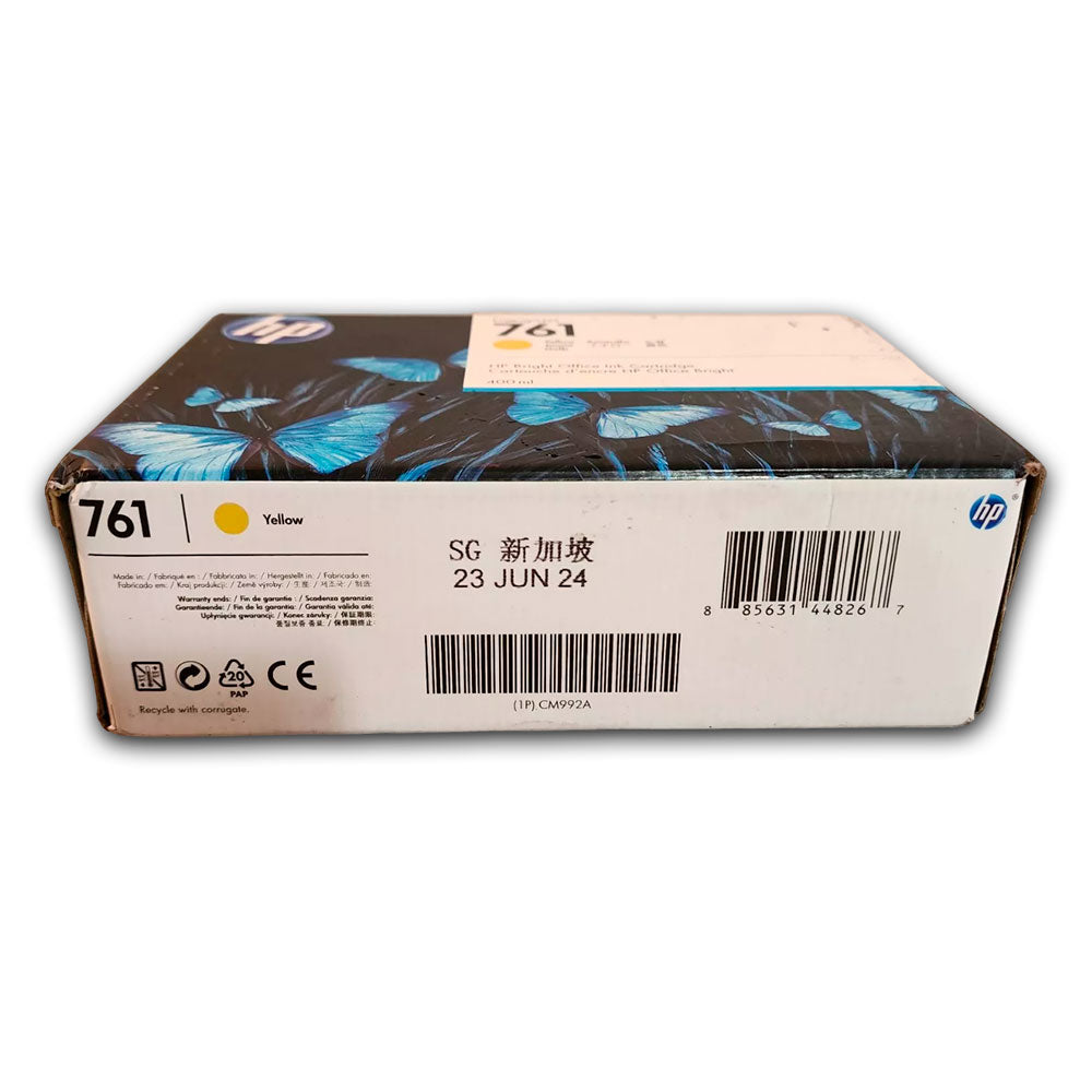 Tinta HP 761 Yellow CM992A 400ml T7100, T7200 Original