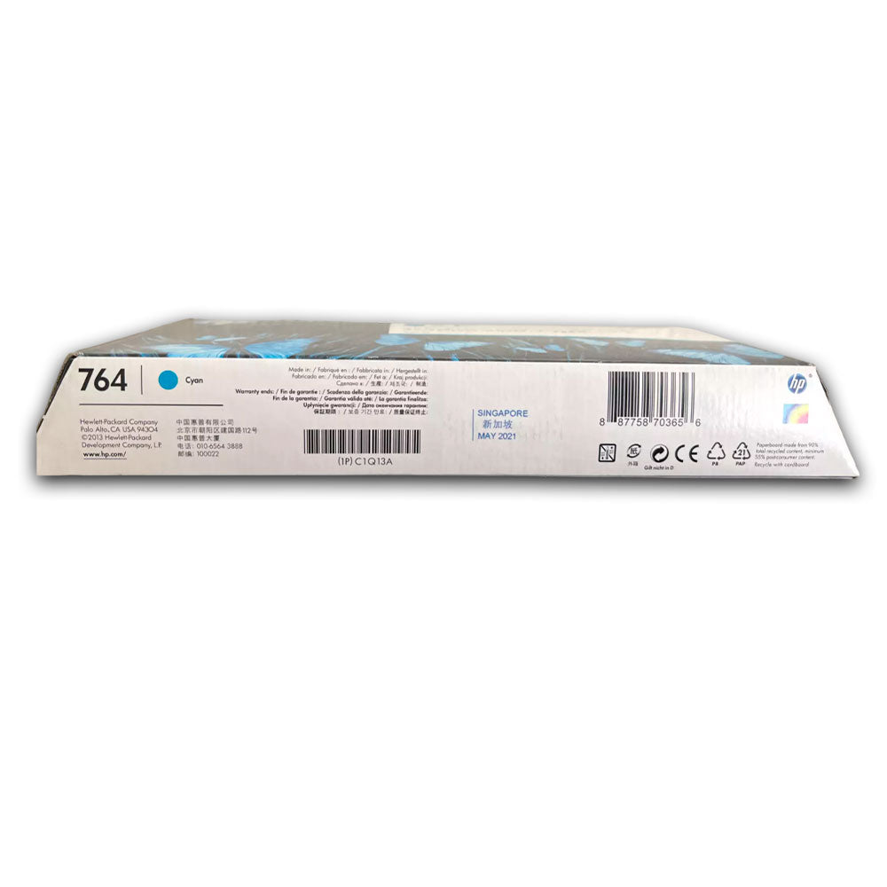 Tinta HP 764A Cian C1Q13A 300ml T3500 Original