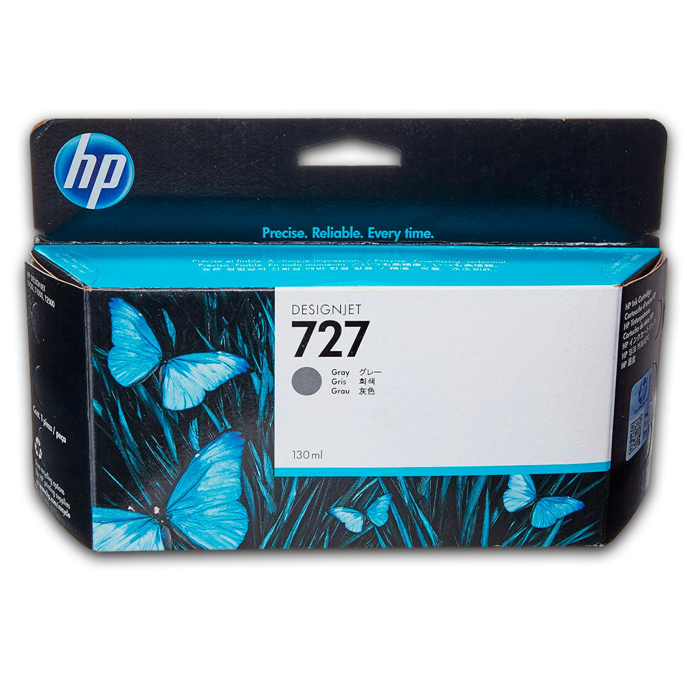 Tinta HP 727A Gris B3P24A 130ml T1500, T920 Original