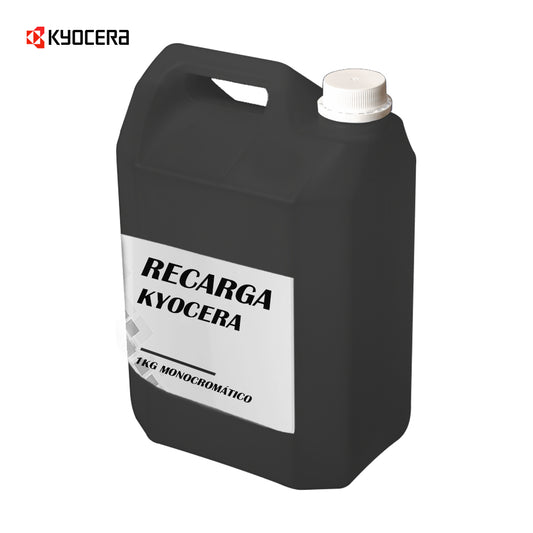 Recarga de Toner Kyocera Monocromo 1 Kilo Compatible