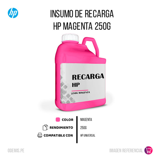 Recarga de Toner HP Magenta 250g Compatible
