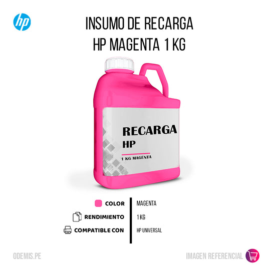 Recarga de Toner HP Magenta 1 Kilo Compatible
