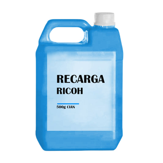Recarga de Toner Ricoh MP C2550, C2551 Cian 500g Compatible