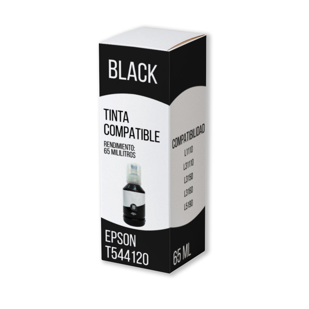 Tinta Epson T544120 Negro 65ml L3250, L5290 Compatible