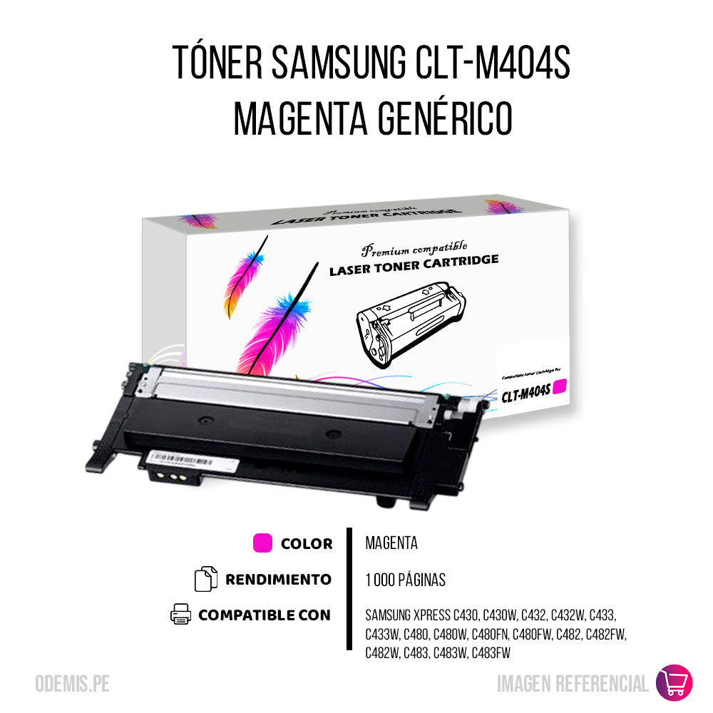 Toner Samsung CLT-Y407S Yellow 1,000 Pág. C430 Compatible