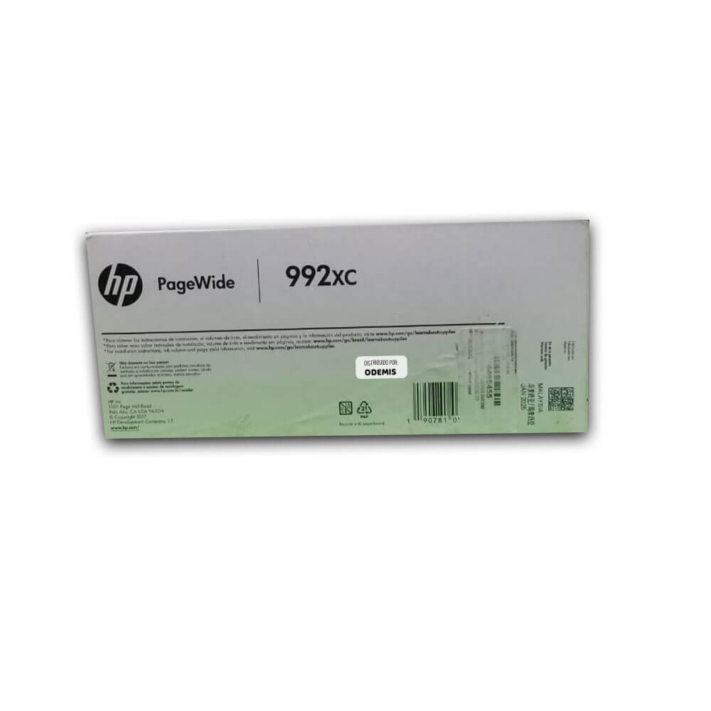 Tinta HP 992XC M0K30XC Negro P77740Dw, 77750Z 20,000 pag
