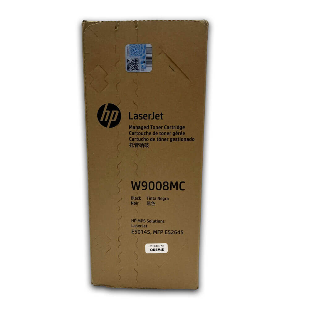 Toner HP W9008MC Negro E50145Dn, E52645Dn 23,000 pag, Original