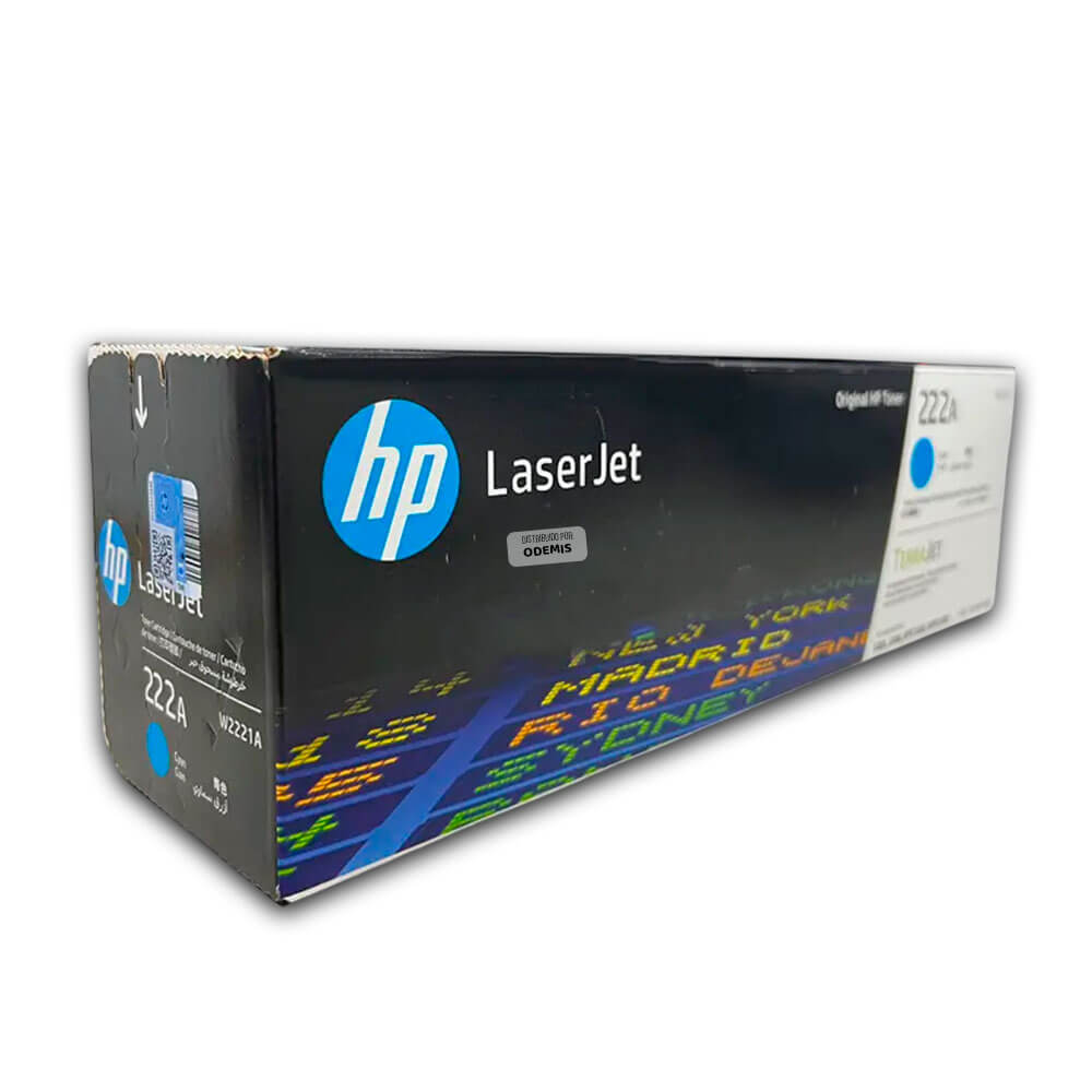 Toner Hp 222A W2221A Cyan 3201, 3303, 3388 1,200 pag Original