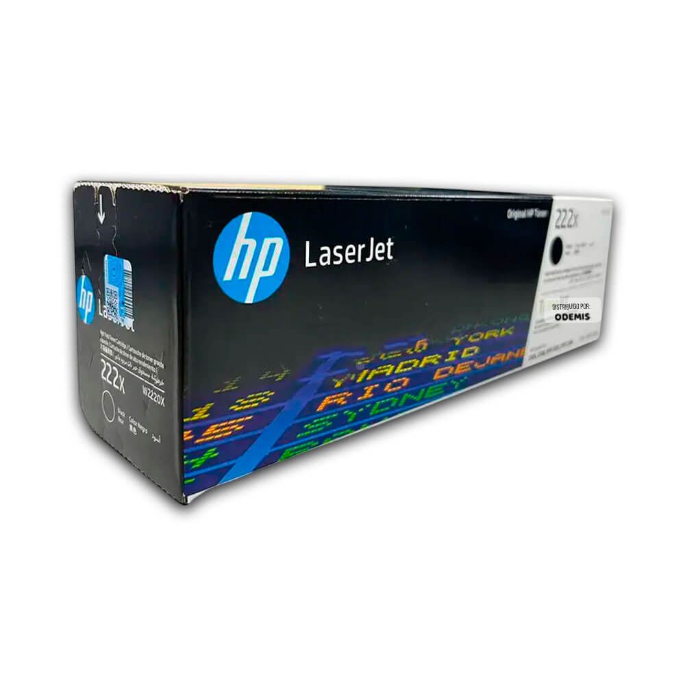 Toner Hp 222X W2220X Negro 3201, 3303, 3388 3,200 pag Original