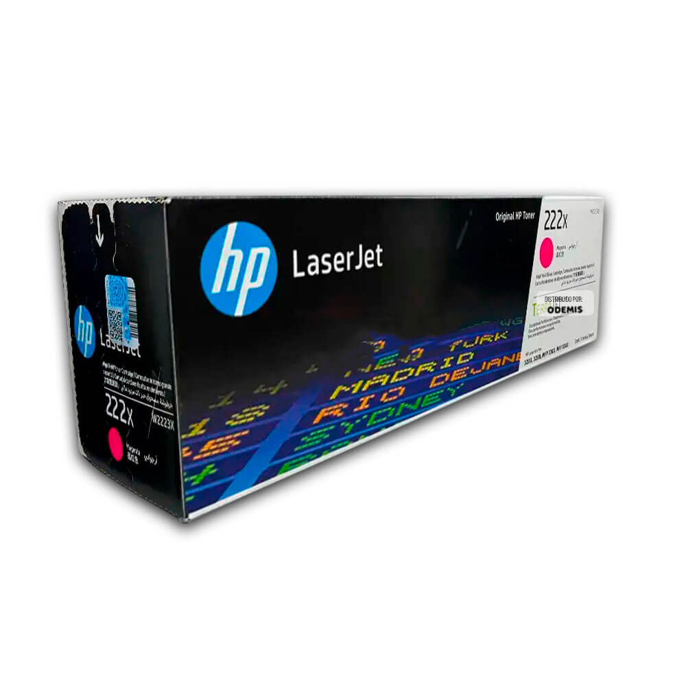 Toner Hp 222X W2223X Magenta 3201, 3303, 3388 2,500 pag Original