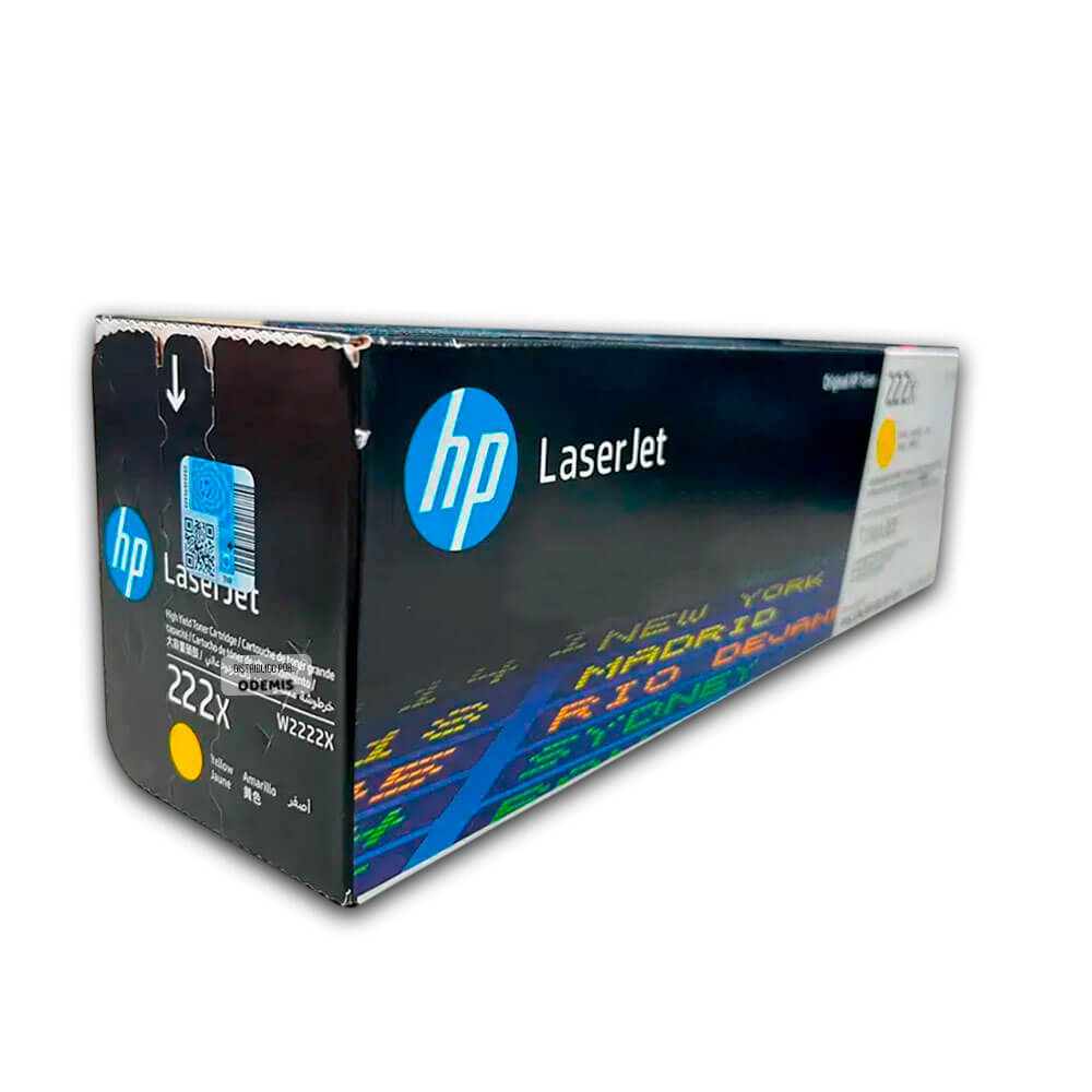 Toner Hp 222X W2222X Yellow 3201, 3303, 3388 2,500 pag Original