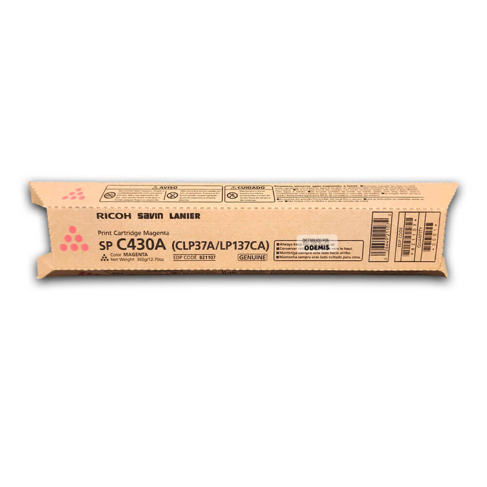 Toner Ricoh 821107 Magenta SP C430Dn, C431Dn 15,000 pag Original