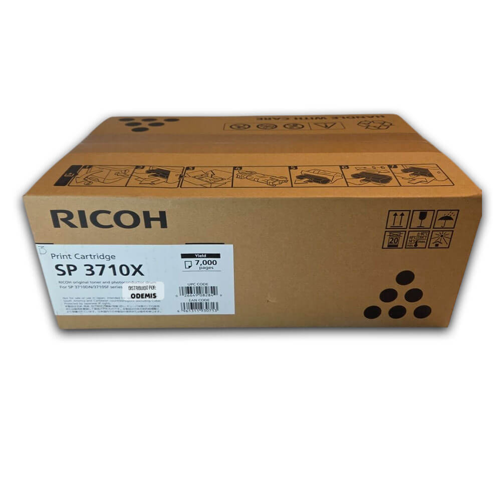 Toner Ricoh 408284 Negro SP 3710X, 3710DN 7.000 Pág Original