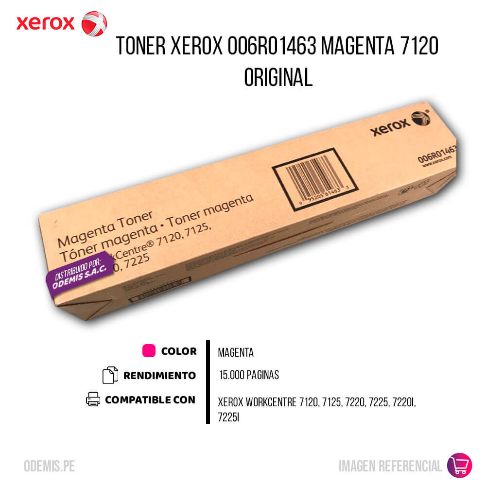Toner Xerox 006R01463 Magenta 7120, 7125, 7220, 7225 15,000 pág
