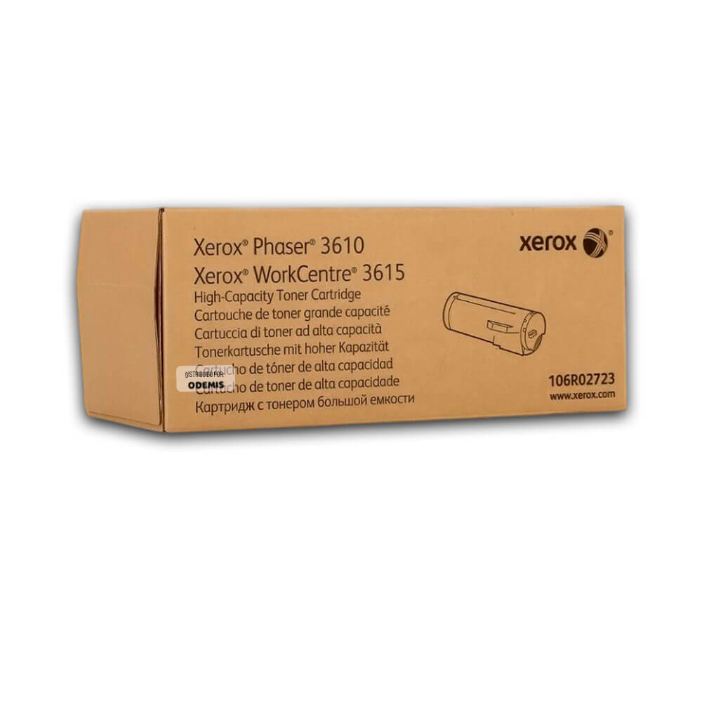 Toner Xerox 106R02723 Negro PH 3610, WC 3615 14,100 pag