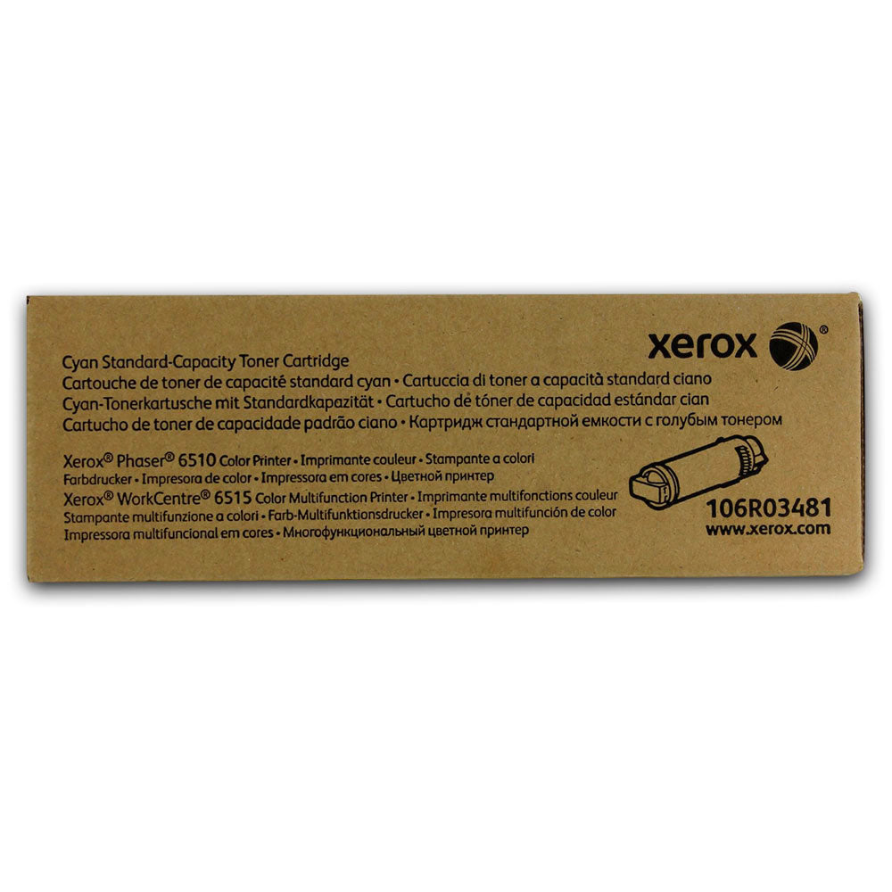 Toner Xerox 106R03481 Cyan 1K Pág. 6515 Original