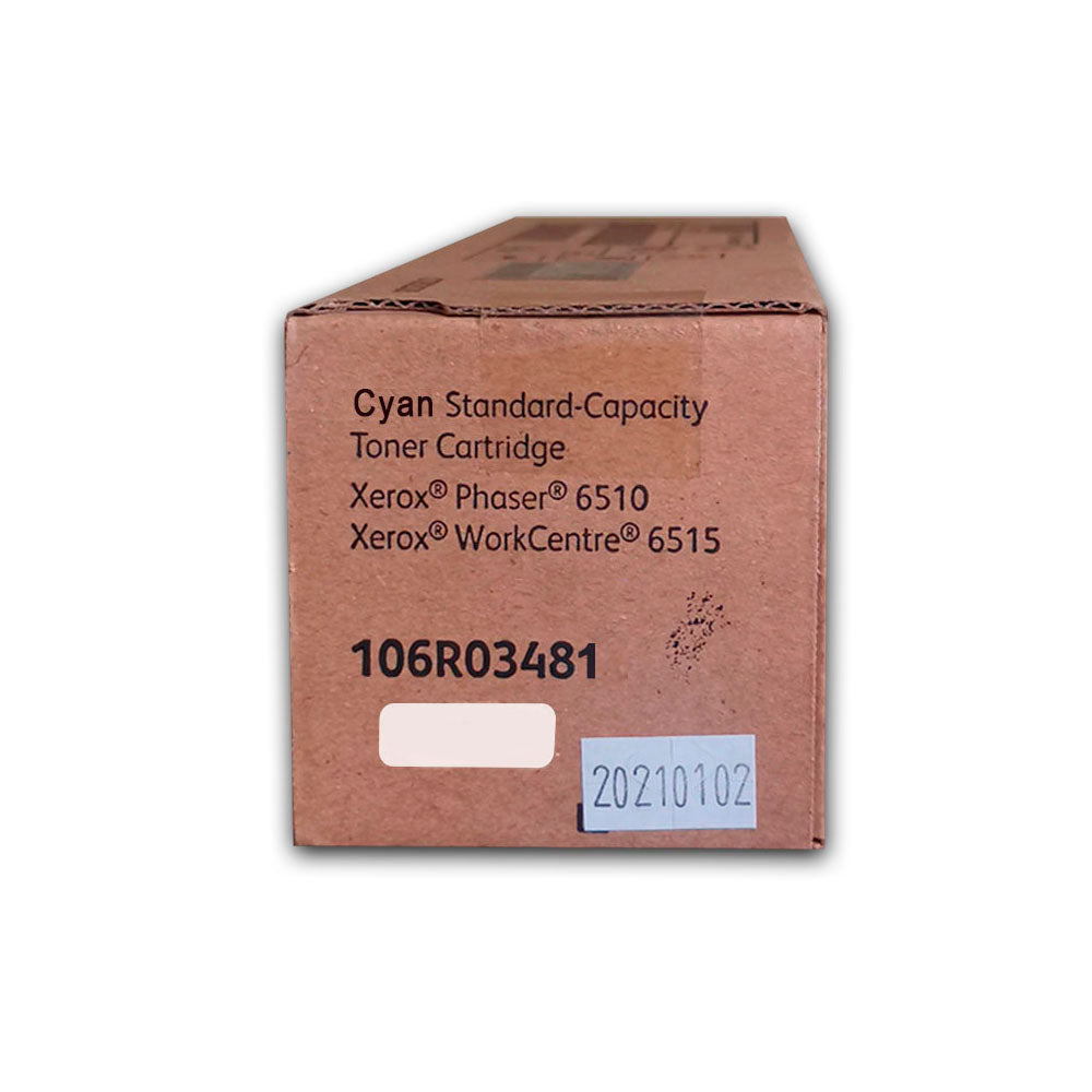 Toner Xerox 106R03481 Cyan 1K Pág. 6515 Original