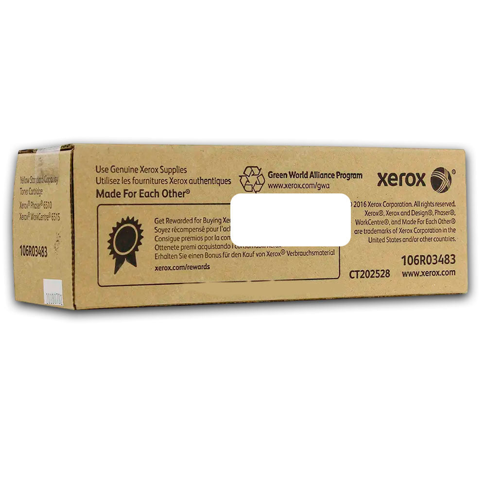 Toner Xerox 106R03483 Black 1K Pág. 6515 Original