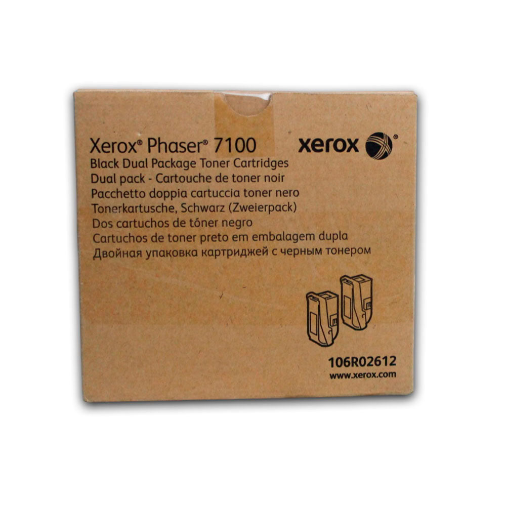 Toner Xerox 106R02612 Black Dual Pack 10K Pág. 7100 Original