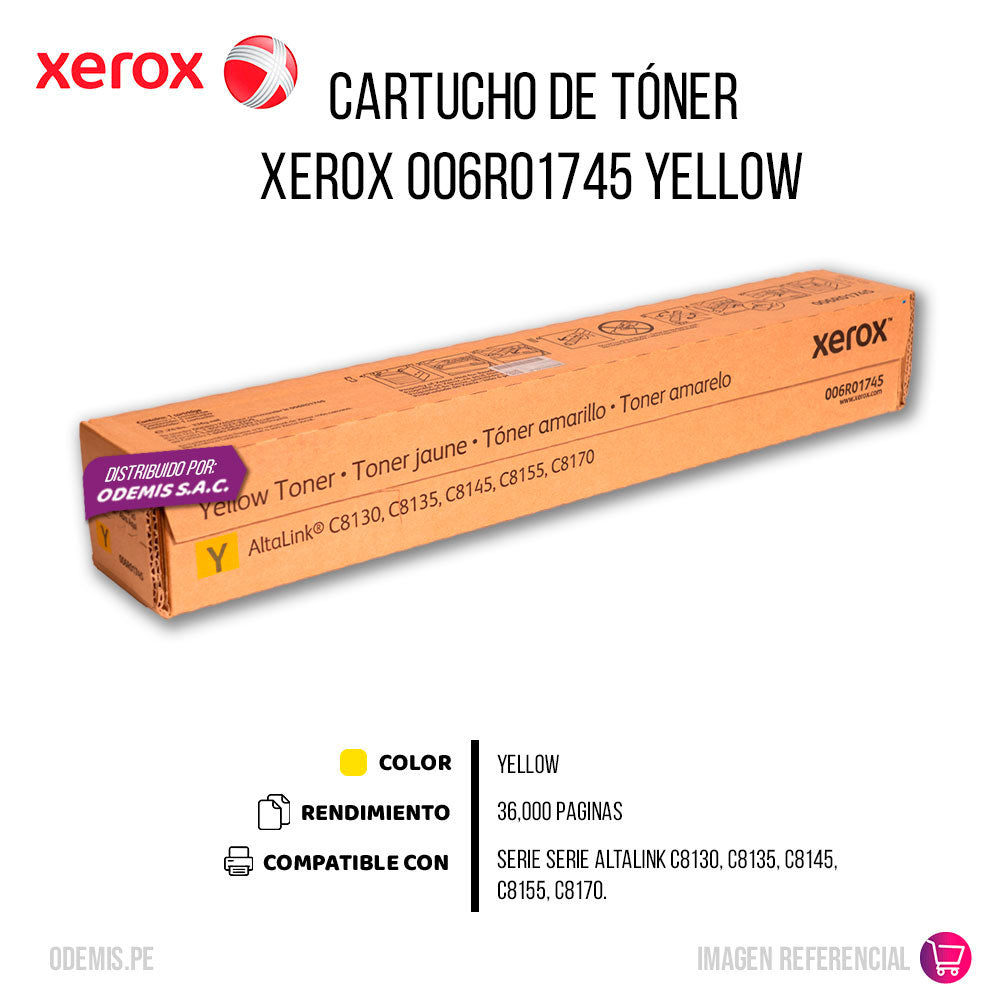 Toner Xerox 006R01745 Yellow 21K Pág. C8170 Original