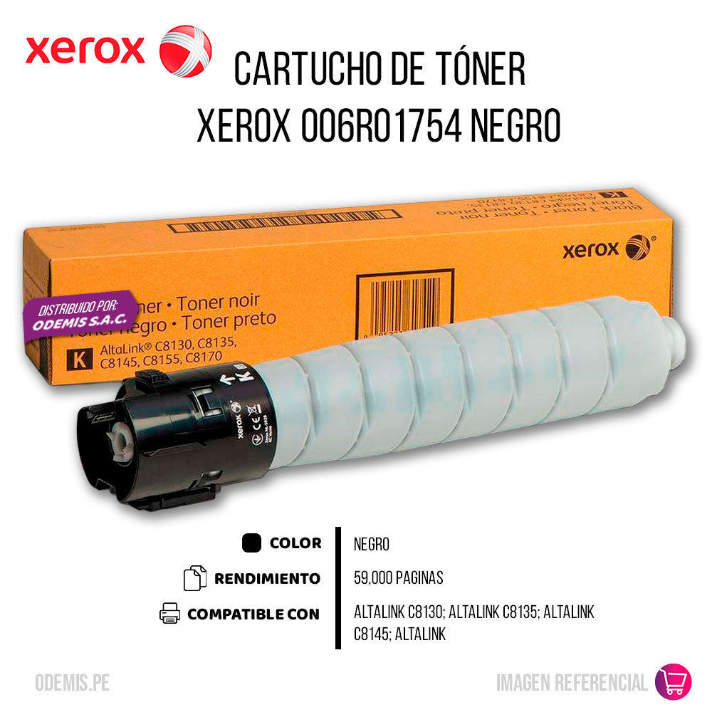 Toner Xerox 006R01754 Black 59K Pág. C8170 Original