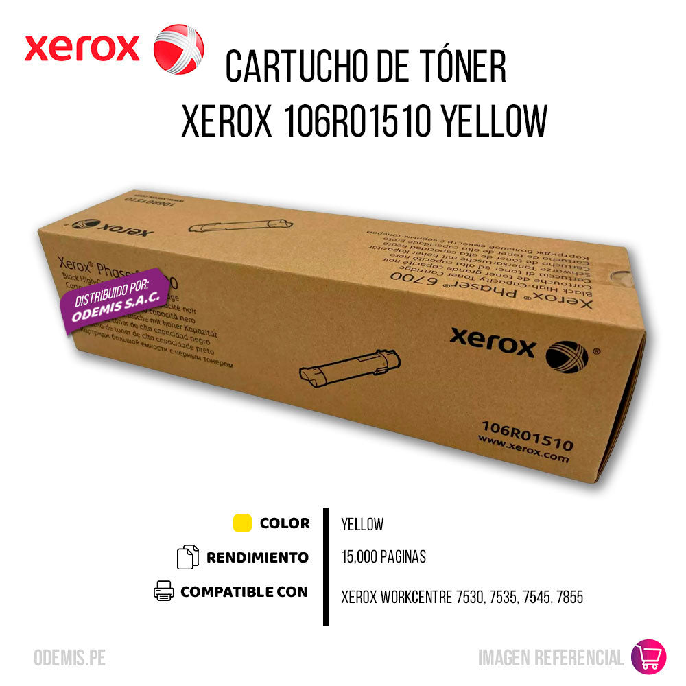 Toner Xerox 006R01510 Yellow 15K Pág. 7855 Original