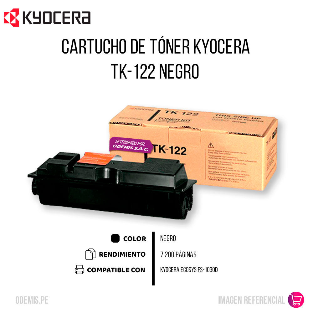Toner Kyocera Tk-122 Negro 7200 Pág. FS-1030D Original