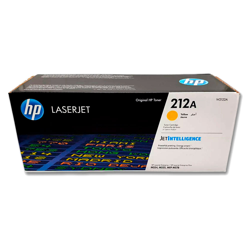 Toner Hp 212A Yellow W2122A 4500 Pág. M555 Original
