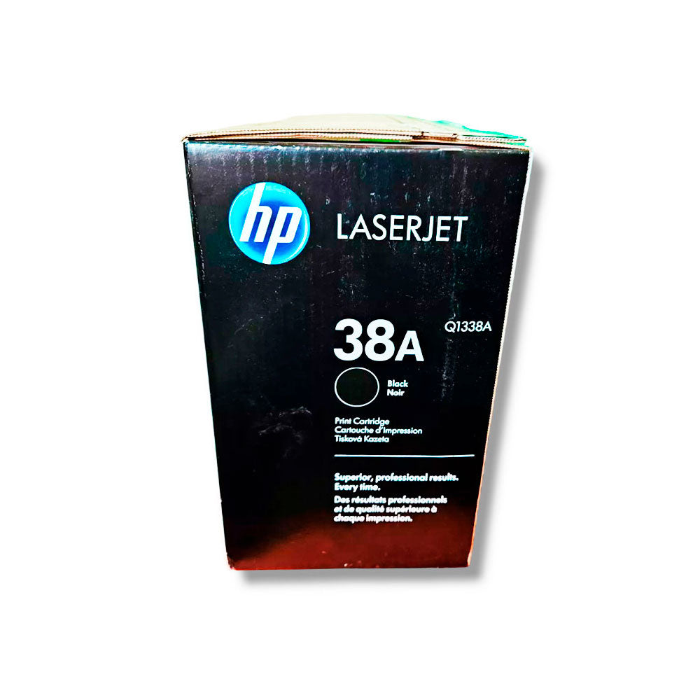 Toner Hp 38A Negro Q1338A 12K Pág. 4200 Original