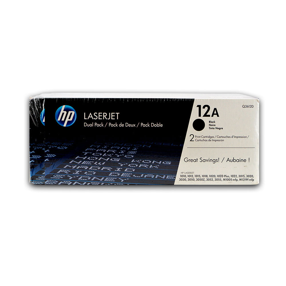 Toner Hp 12Ad Negro Q2612Ad 4K Pág. 1022nw Original