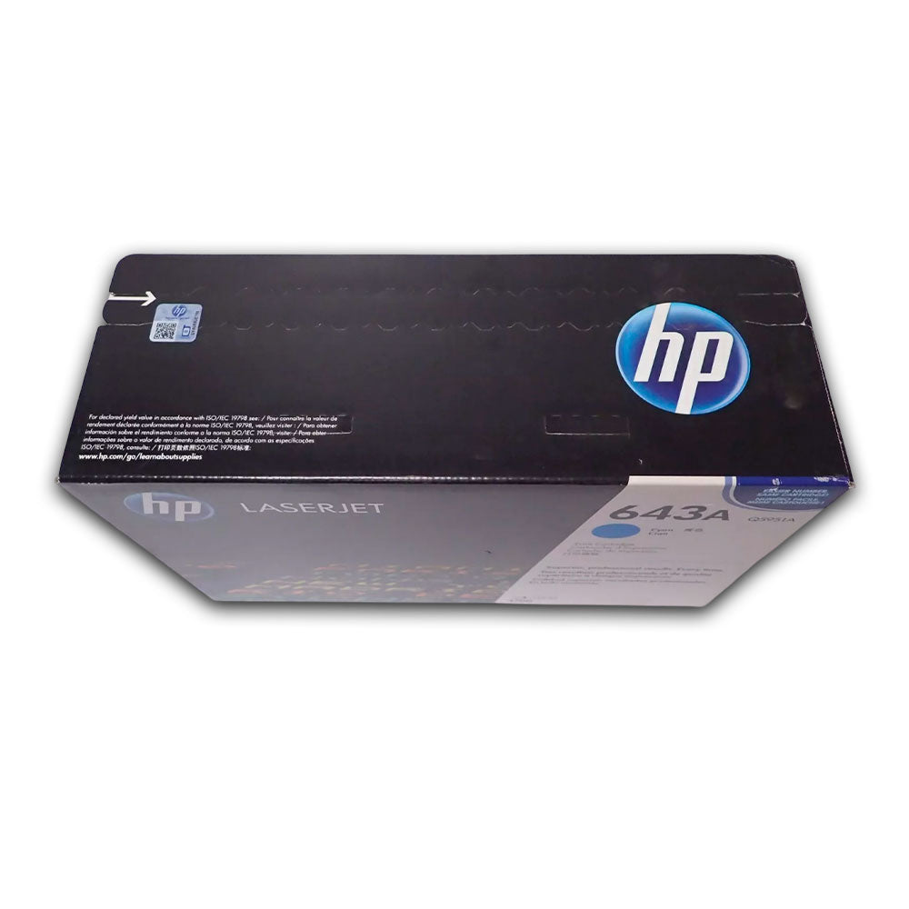 Toner Hp 643A Cyan Q5951A 10K Pág. 4700 Original