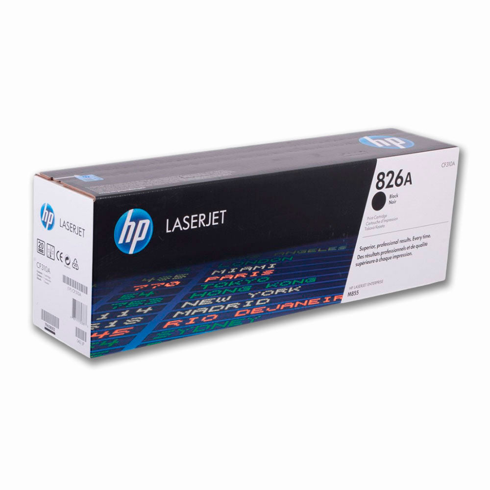 Toner Hp 826A Black Cf310A 29K Pág. M855dn Original