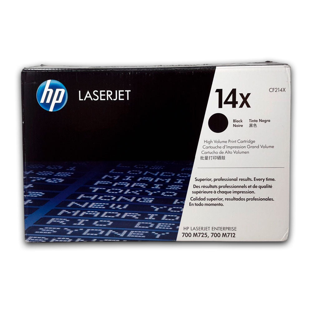 Toner Hp 14X Negro Cf214X 17,5K Pág. M712dn Original