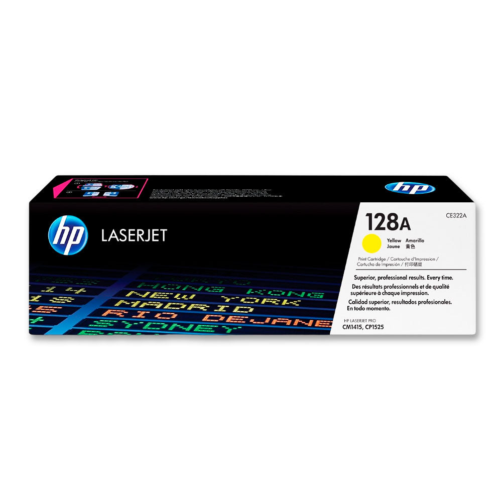 Toner Hp 128A Yellow Ce322A 1,3K Pág. CM1410 Original