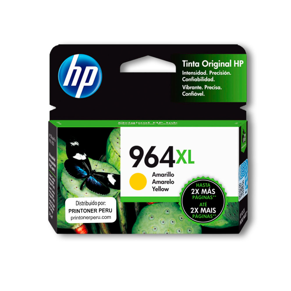 Tinta Hp 964Xl Yellow 3Ja56Al 1,6K Pág. 9010 Original