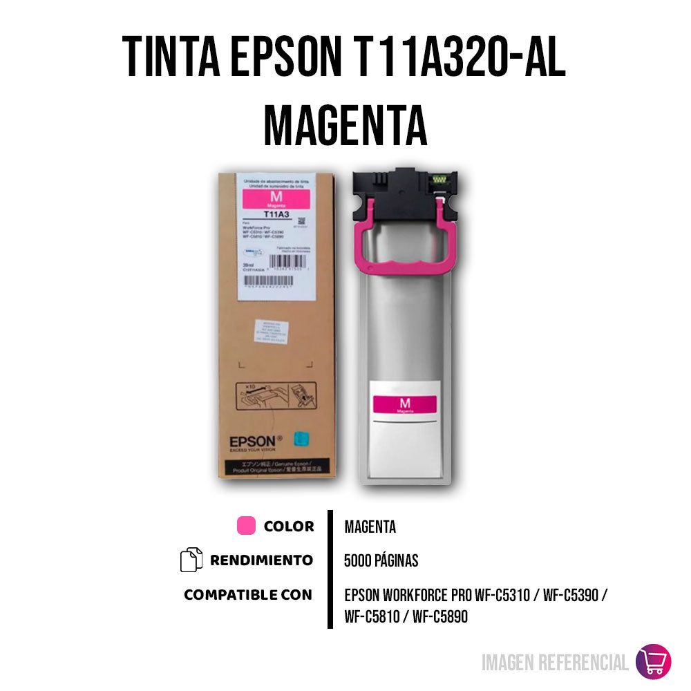 Tinta Epson T11A320-Al Magenta 5K Pág. WF-C5310 Original