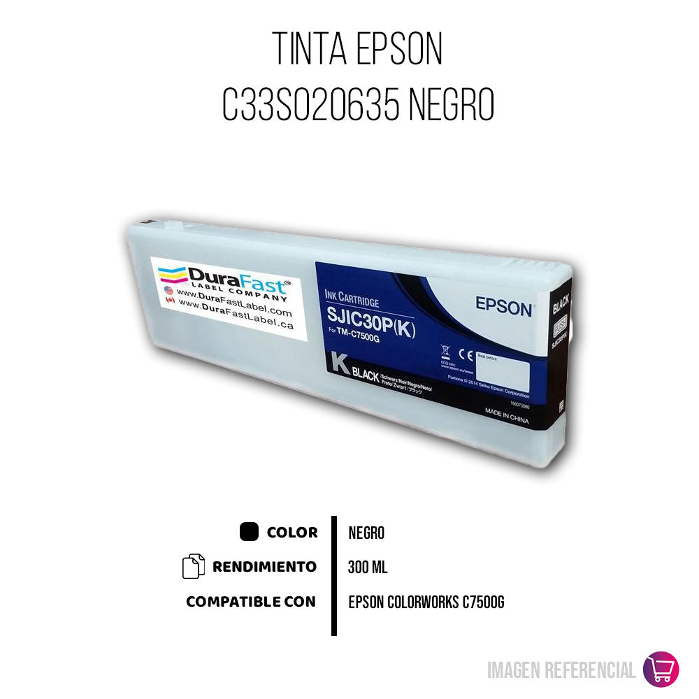 Tinta Epson C33S020635 Negro 300ML C7500G Original