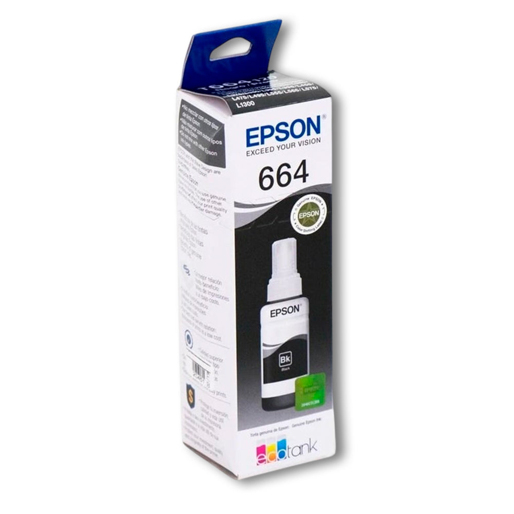 Tinta Epson T664120-Al Negro 70ML L555 Original